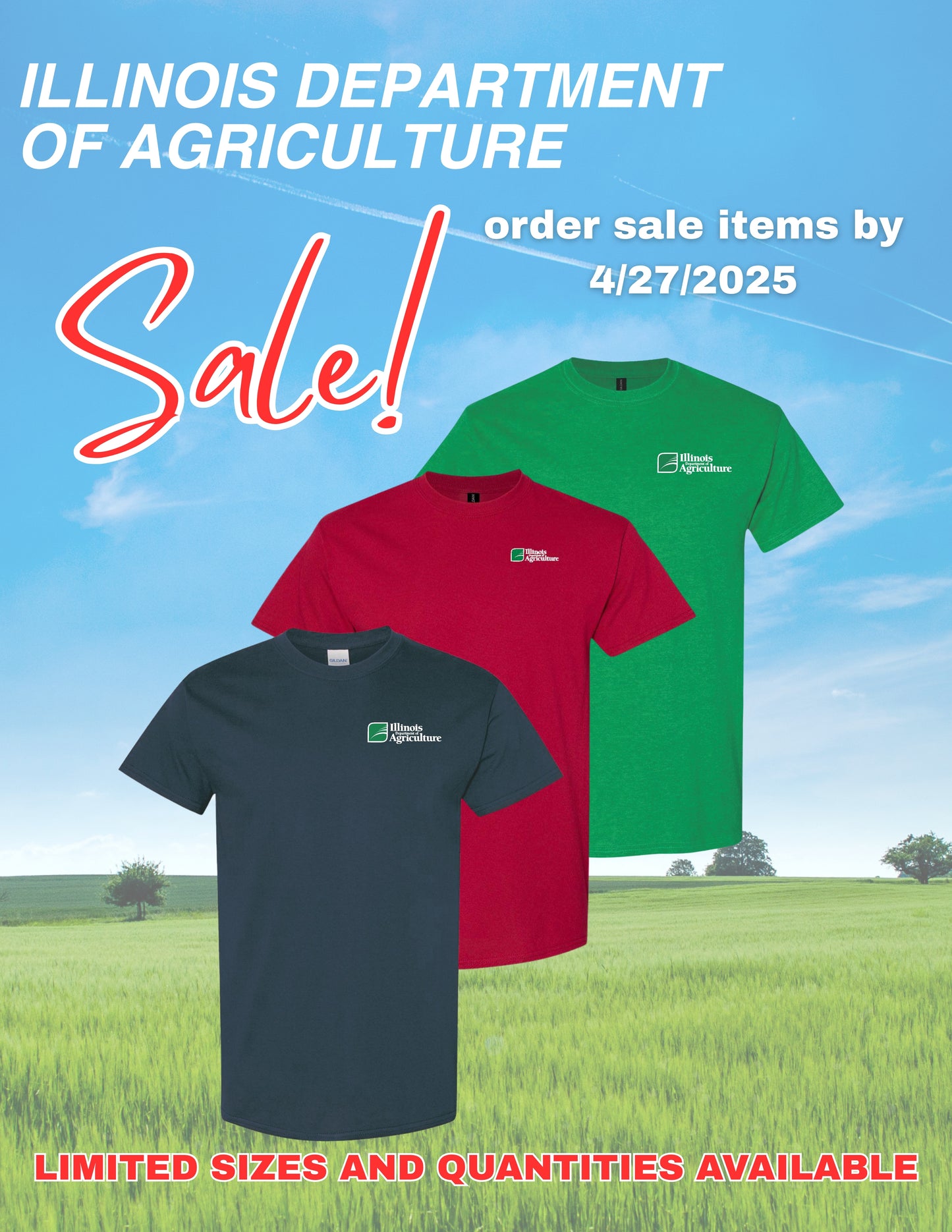 Illinois Department of Agriculture UNISEX TSHIRT (E.5000)