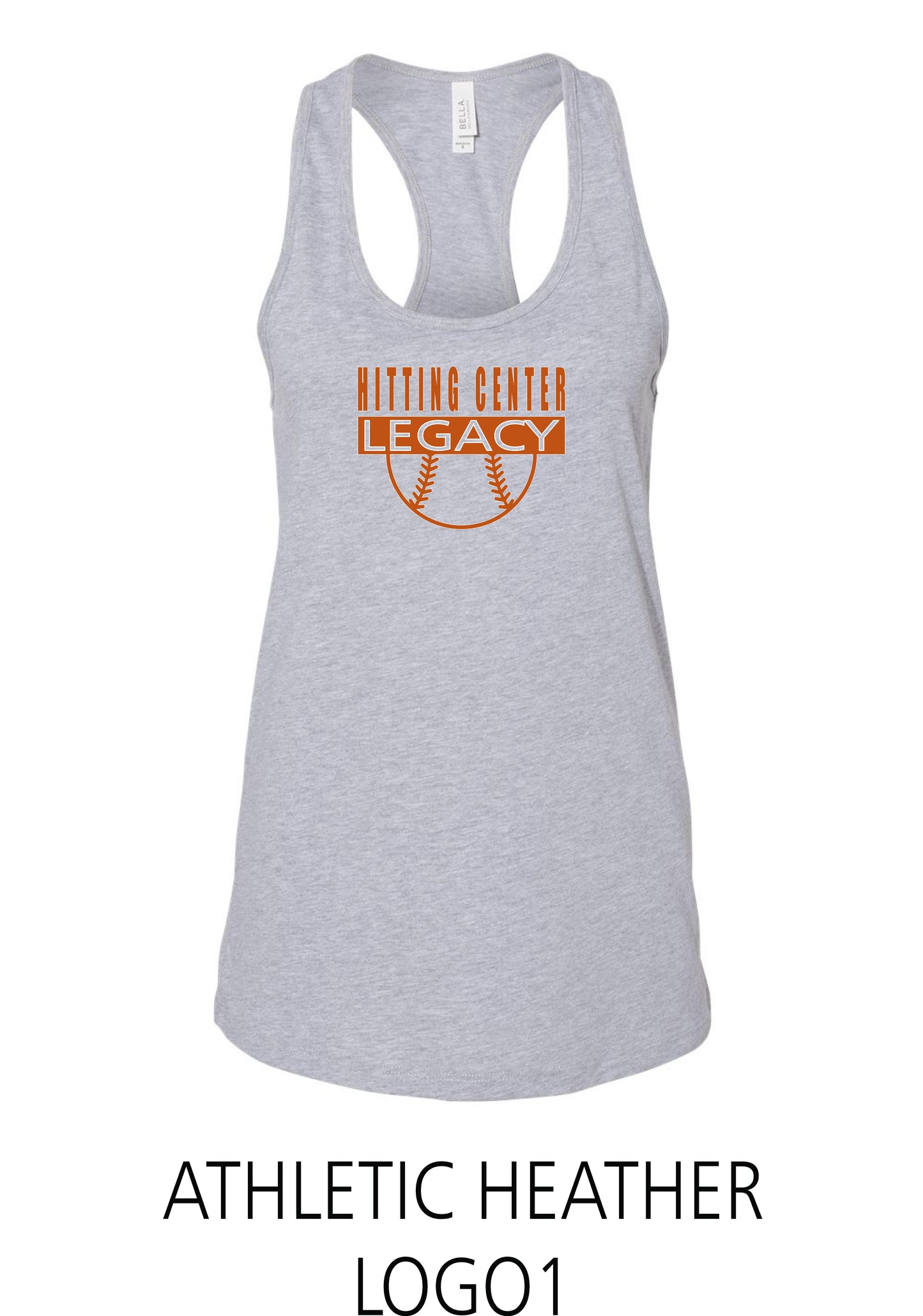 Hitting Center Legacy Softball BELLA + CANVAS - Women's Racerback Tank - (P.6008)