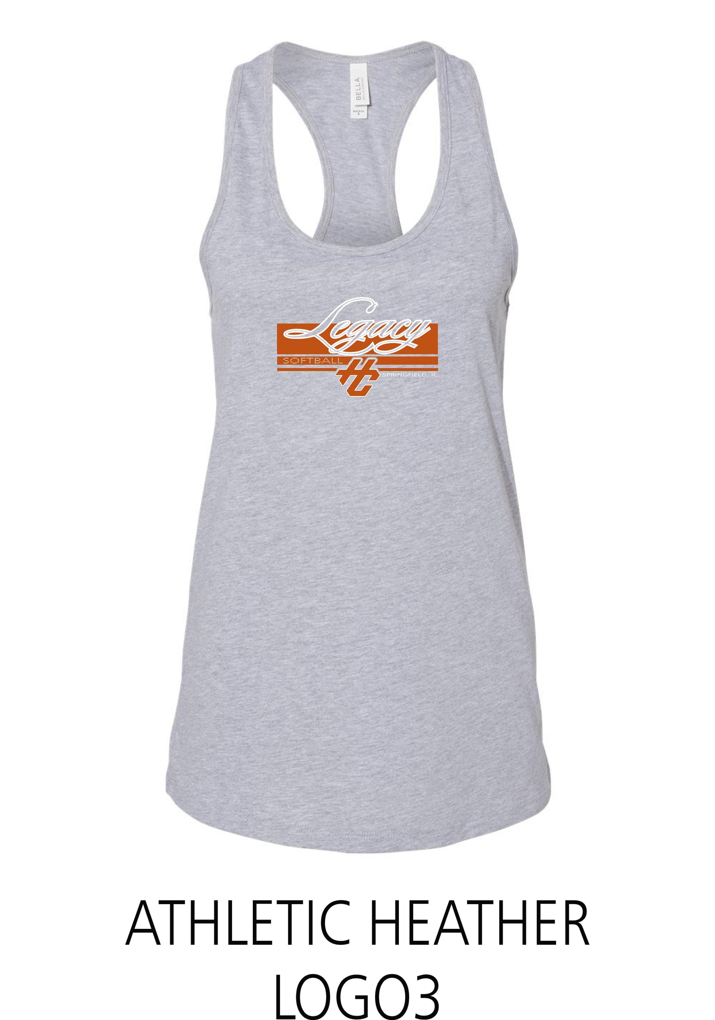 Hitting Center Legacy Softball BELLA + CANVAS - Women's Racerback Tank - (P.6008)