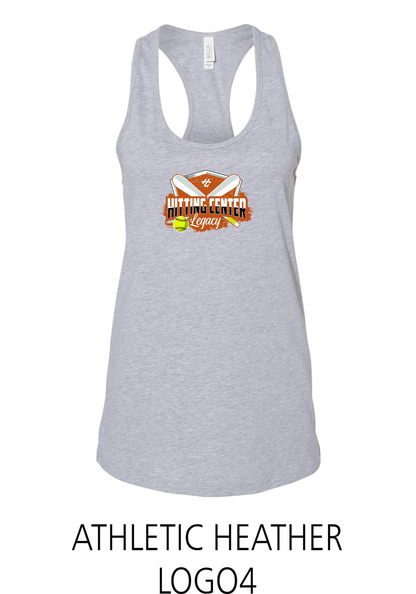 Hitting Center Legacy Softball BELLA + CANVAS - Women's Racerback Tank - (P.6008)