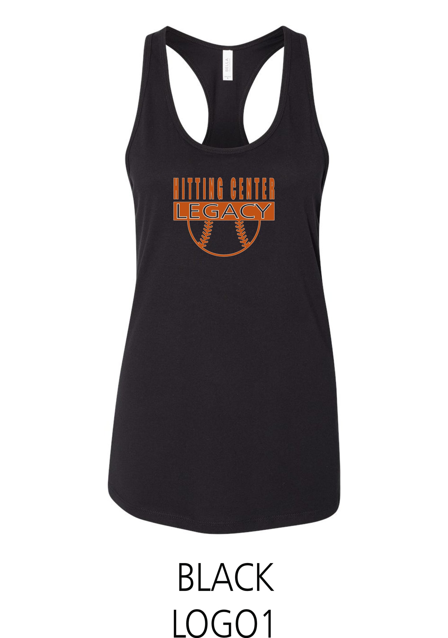 Hitting Center Legacy Softball BELLA + CANVAS - Women's Racerback Tank - (P.6008)