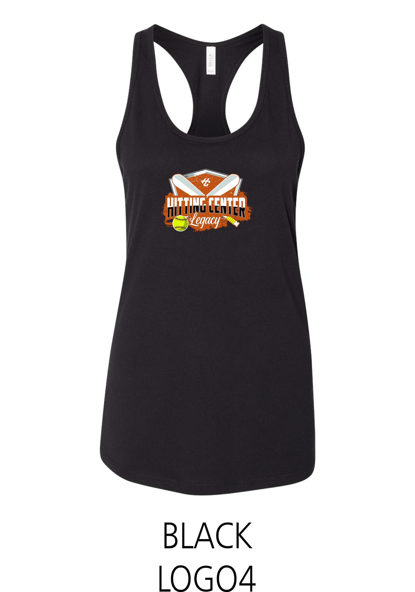 Hitting Center Legacy Softball BELLA + CANVAS - Women's Racerback Tank - (P.6008)