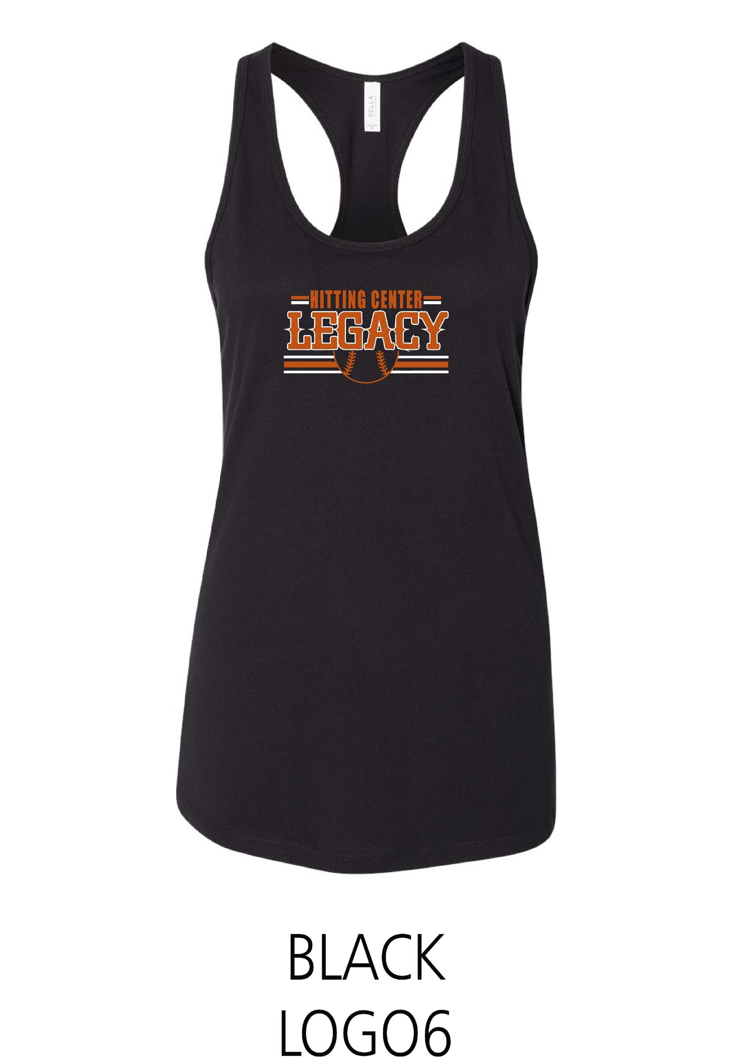 Hitting Center Legacy Softball BELLA + CANVAS - Women's Racerback Tank - (P.6008)