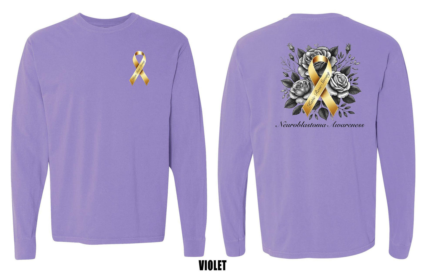 KATIE ROSE STRONG Comfort Colors - Garment-Dyed Heavyweight Long Sleeve T-Shirt (P.6014)