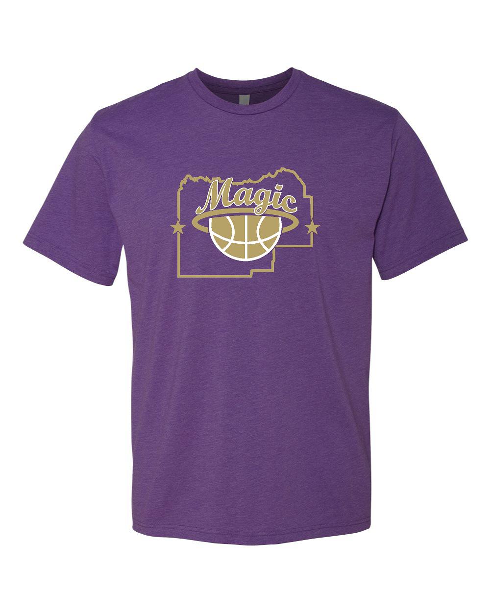 MENARD COUNTY MAGIC BASKETBALL Next Level - CVC T-Shirt (P.6210)