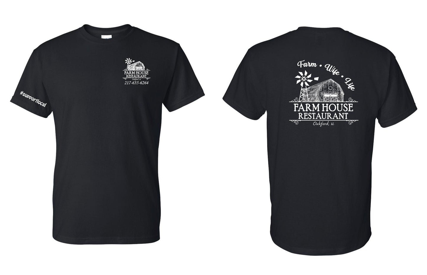 FARMHOUSE RESTAURANT FARM WIFE LIFE UNISEX TSHIRT (P.8000)