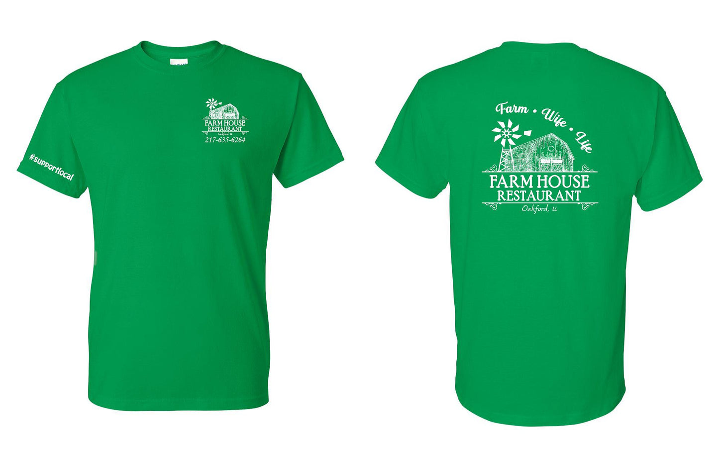 FARMHOUSE RESTAURANT FARM WIFE LIFE UNISEX TSHIRT (P.8000)