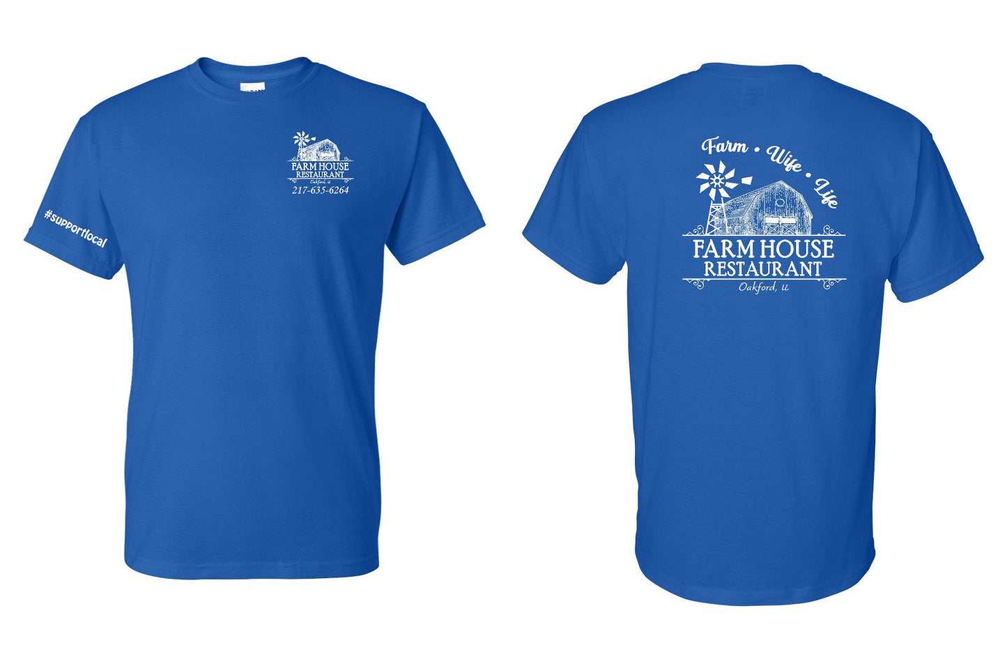 FARMHOUSE RESTAURANT FARM WIFE LIFE UNISEX TSHIRT (P.8000)