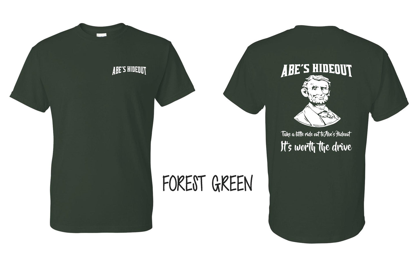 ABE'S HIDEOUT TSHIRT (P.8000)