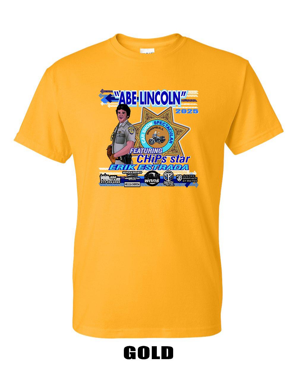 Abe Lincoln Car Show 2025 T-Shirt (P.8000)
