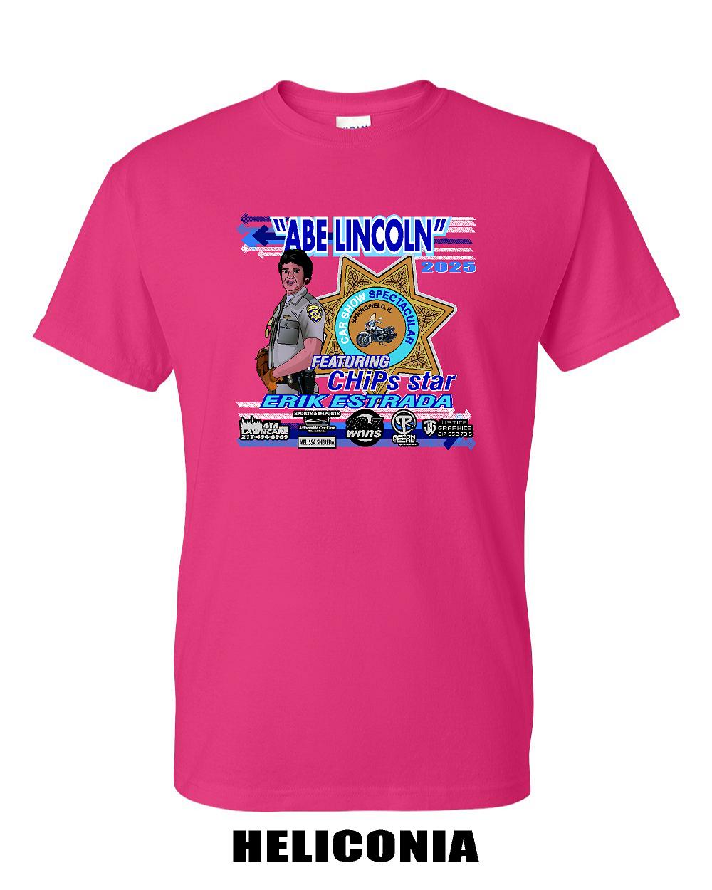 Abe Lincoln Car Show 2025 T-Shirt (P.8000)