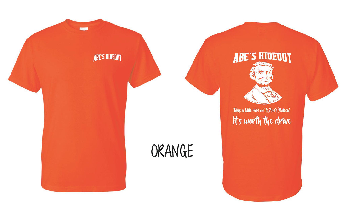 ABE'S HIDEOUT TSHIRT (P.8000)
