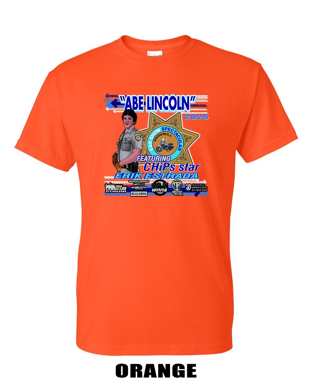 Abe Lincoln Car Show 2025 T-Shirt (P.8000)