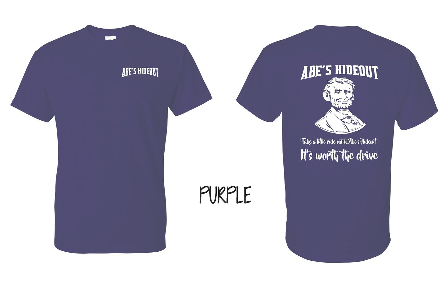 ABE'S HIDEOUT TSHIRT (P.8000)