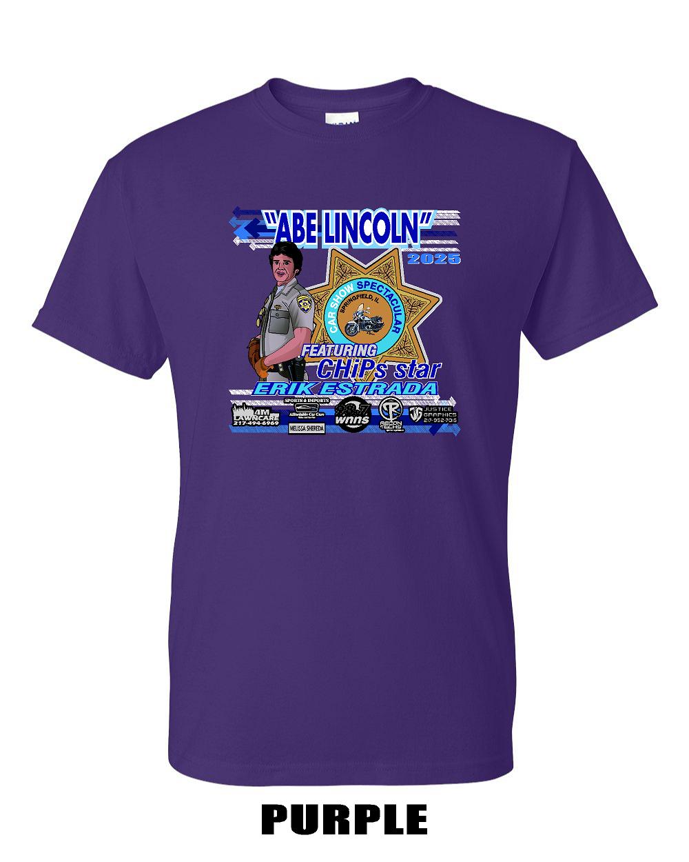 Abe Lincoln Car Show 2025 T-Shirt (P.8000)