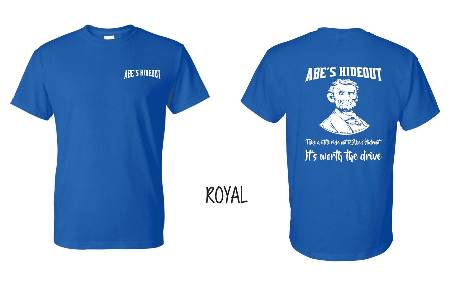 ABE'S HIDEOUT TSHIRT (P.8000)