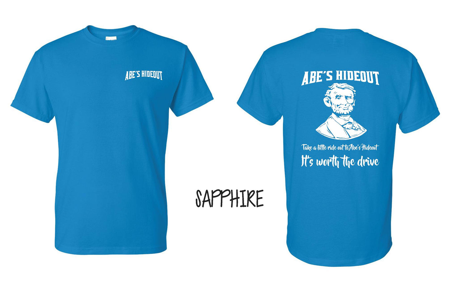 ABE'S HIDEOUT TSHIRT (P.8000)