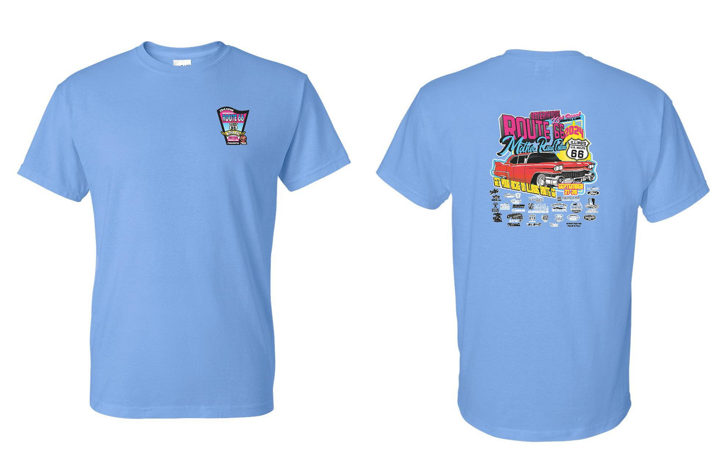 23RD ANNUAL ROUTE 66 MOTHER ROAD FESTIVAL 2024 UNISEX TSHIRT (P.8000)