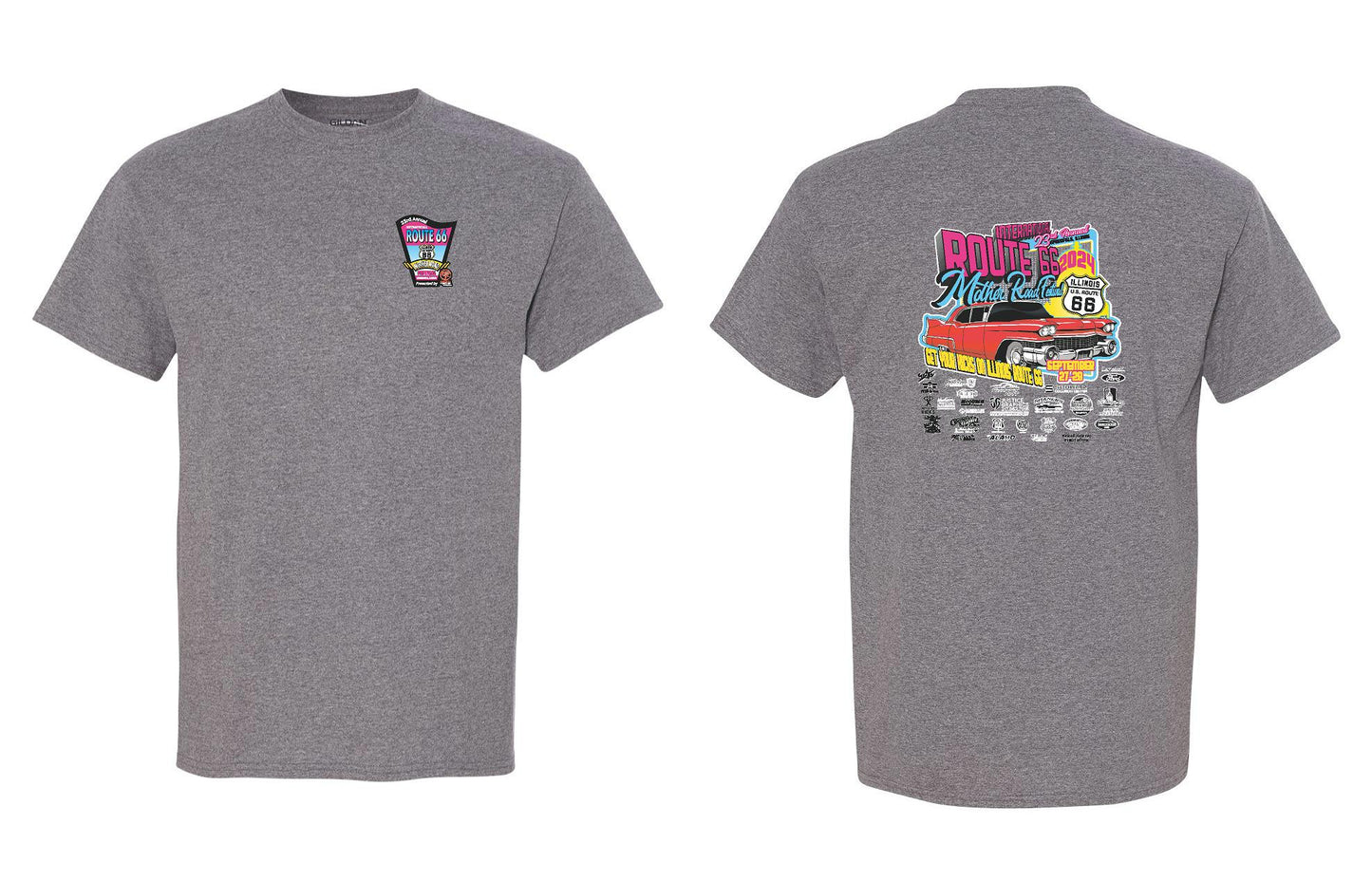 23RD ANNUAL ROUTE 66 MOTHER ROAD FESTIVAL 2024 UNISEX TSHIRT (P.8000)