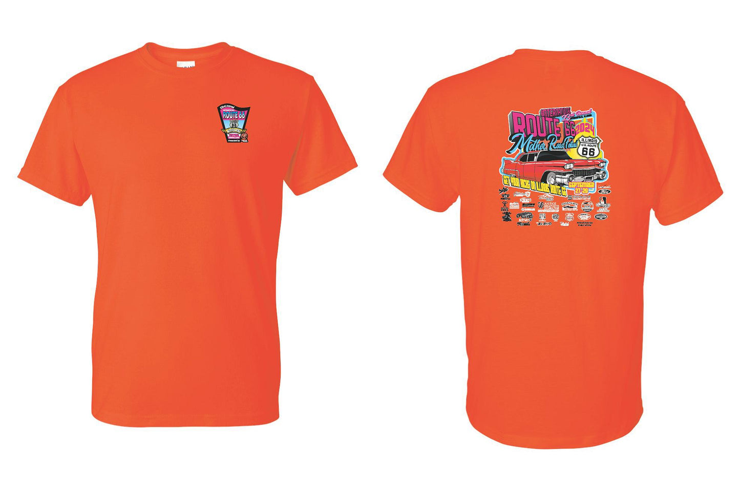 23RD ANNUAL ROUTE 66 MOTHER ROAD FESTIVAL 2024 UNISEX TSHIRT (P.8000)