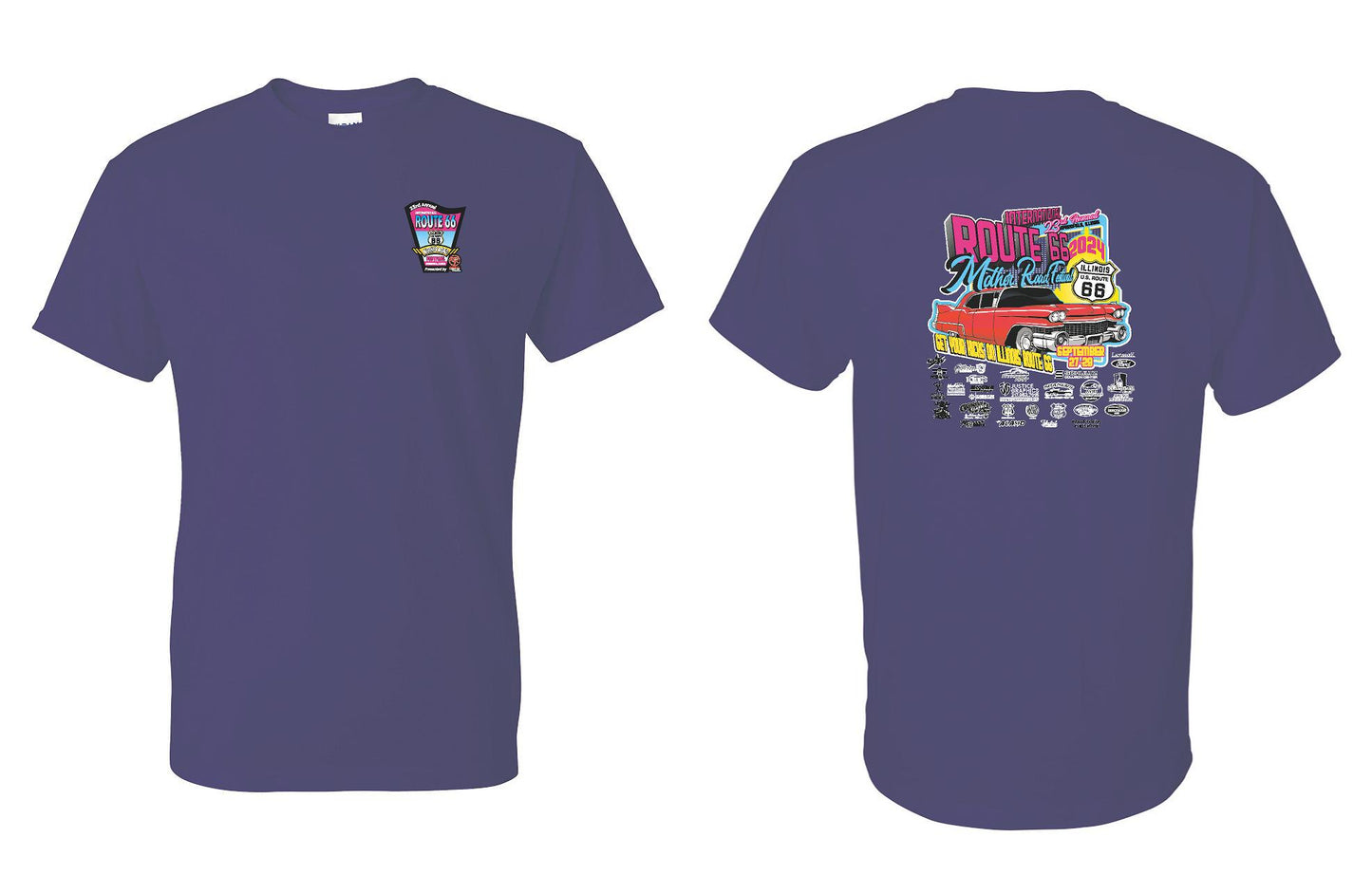 23RD ANNUAL ROUTE 66 MOTHER ROAD FESTIVAL 2024 UNISEX TSHIRT (P.8000)