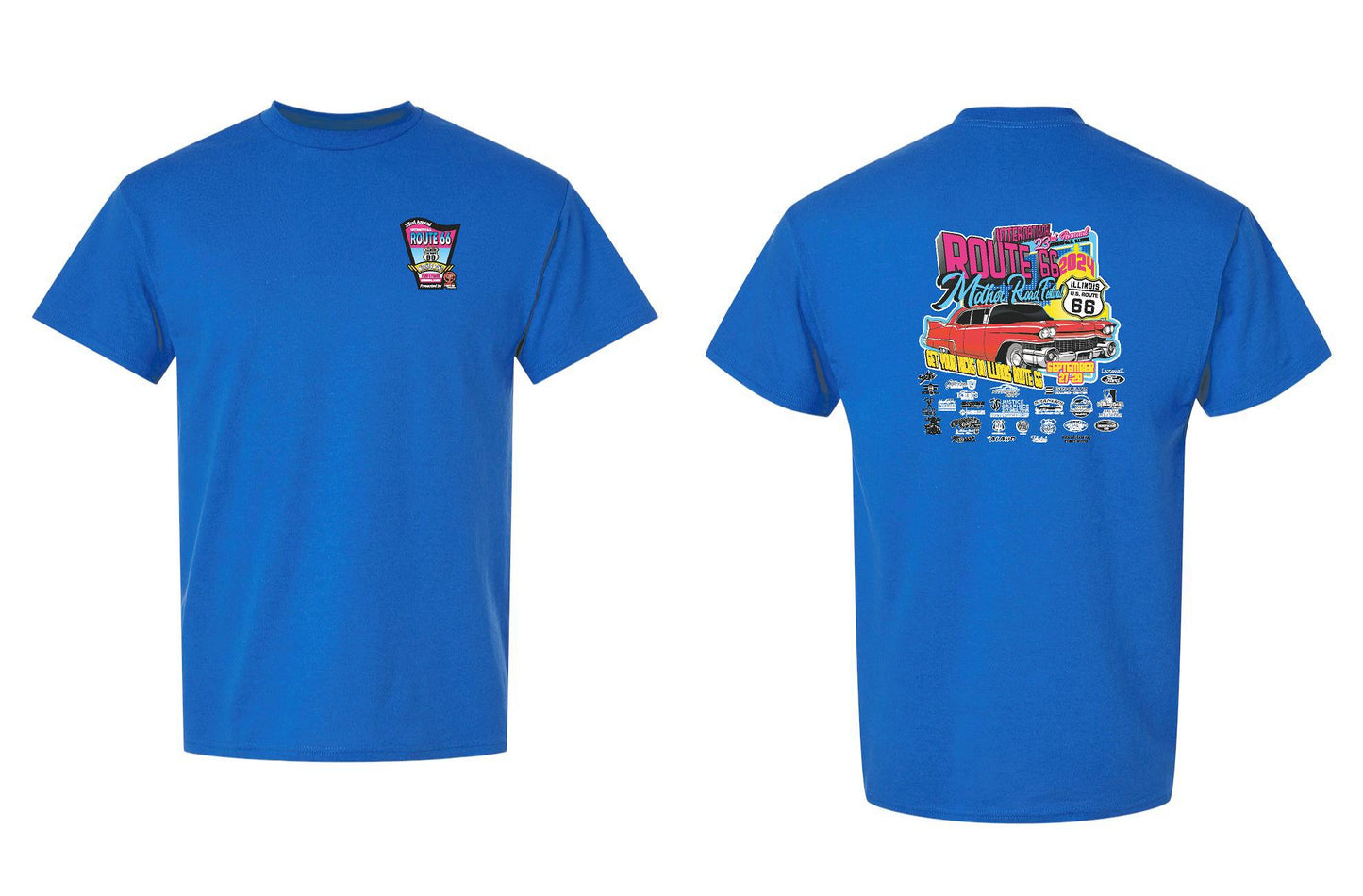 23RD ANNUAL ROUTE 66 MOTHER ROAD FESTIVAL 2024 UNISEX TSHIRT (P.8000)