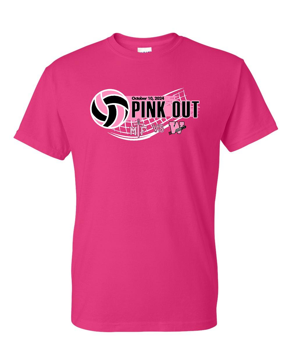 Williamsville PINK OUT UNISEX TSHIRT (P.8000/8000B)