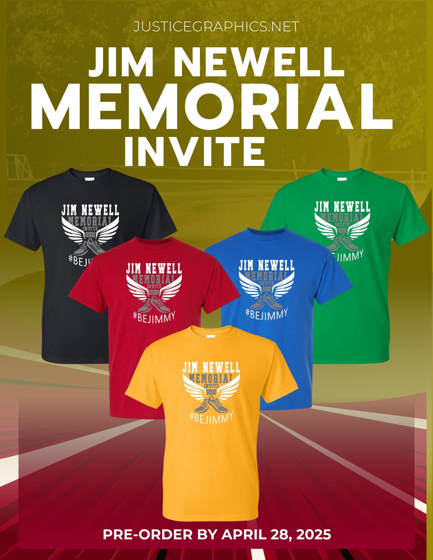 Jim Newell Memorial Invite Unisex t-sHIRT (P.8000/8000B)