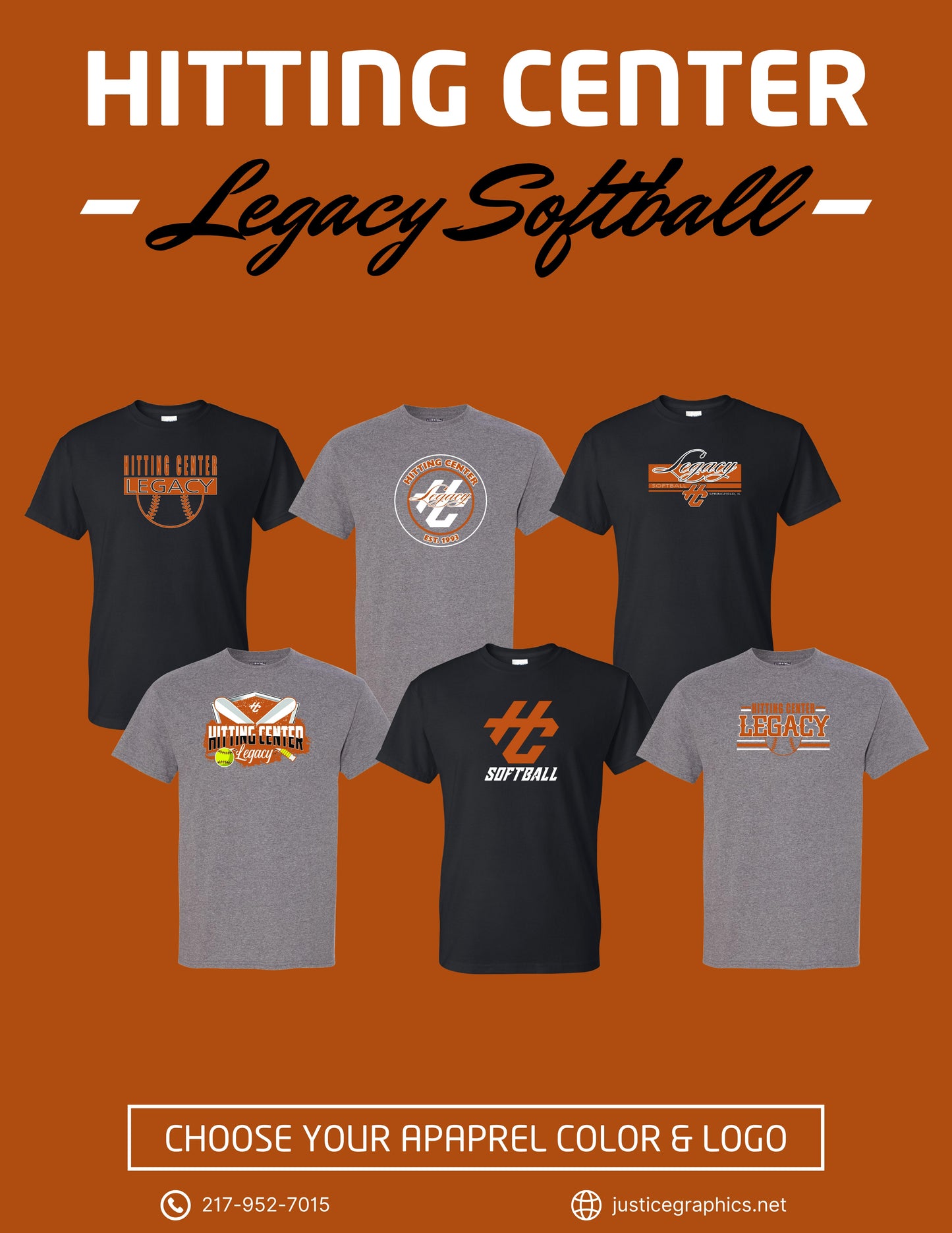 Hitting Center Legacy Softball T-shirt (P.8000)