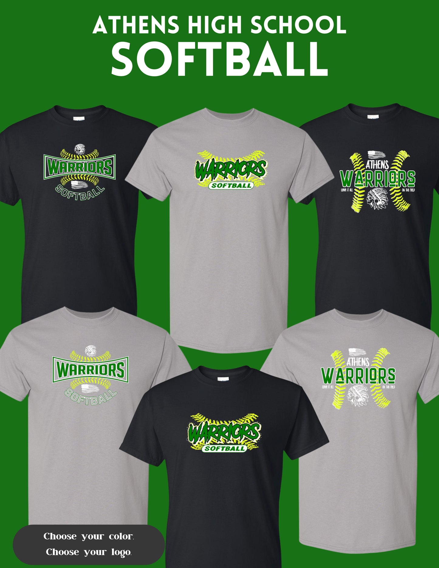 Athens High School Softball T-shirt (P.8000)