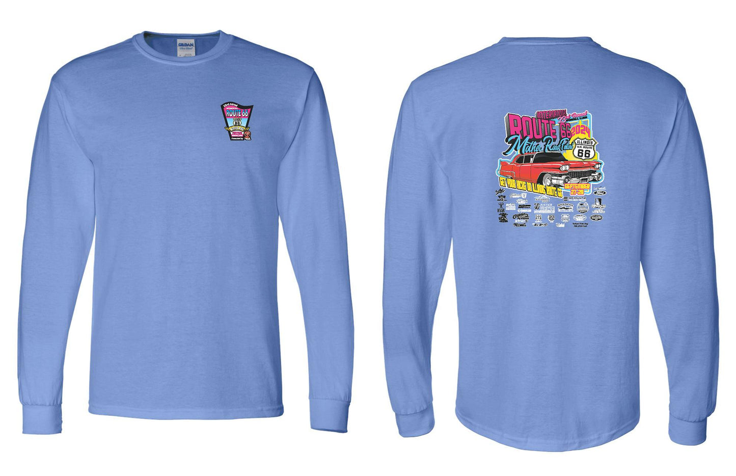 23RD ANNUAL ROUTE 66 MOTHER ROAD FESTIVAL 2024 UNISEX LONG SLEEVE (P.8400)