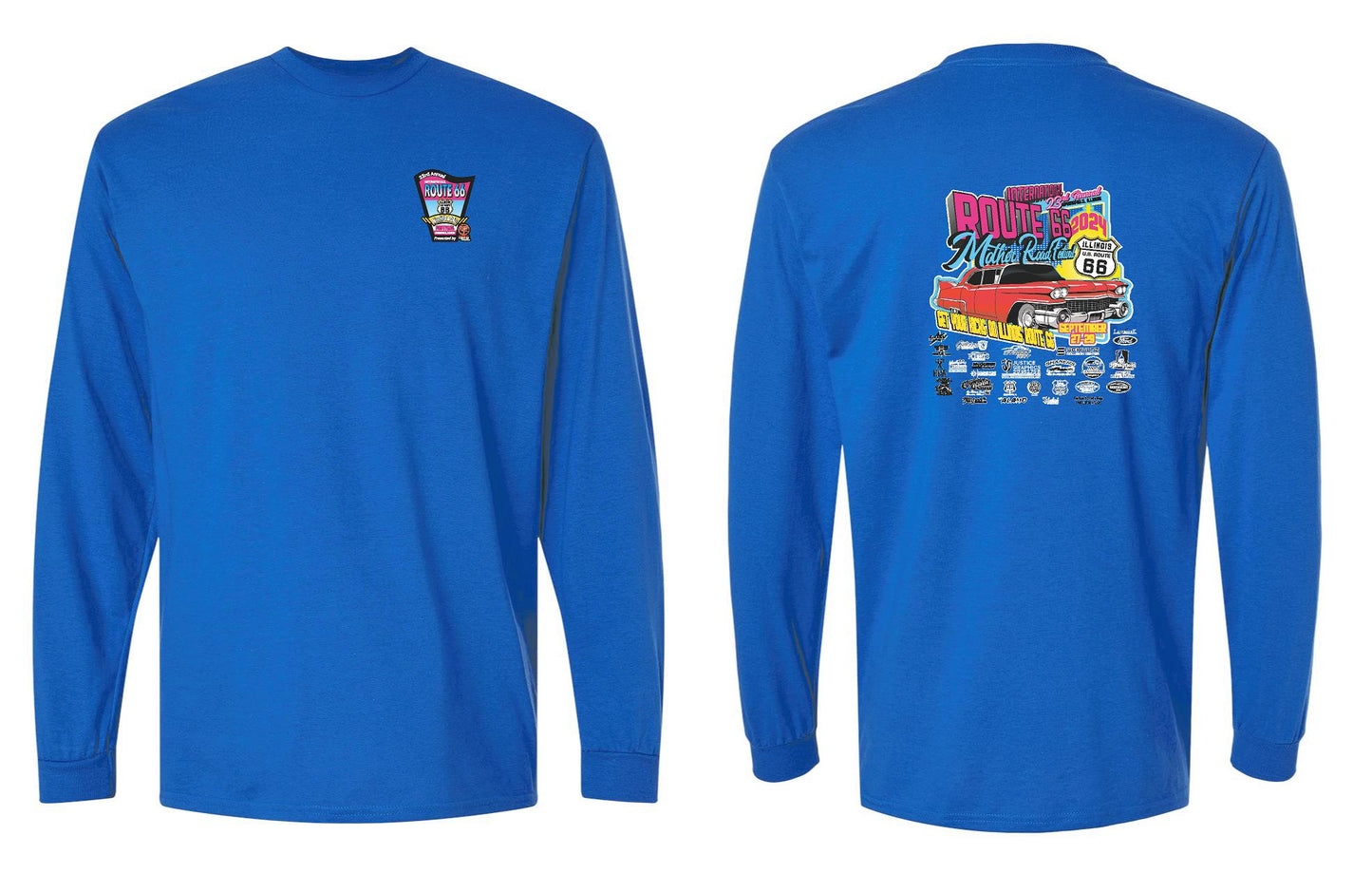 23RD ANNUAL ROUTE 66 MOTHER ROAD FESTIVAL 2024 UNISEX LONG SLEEVE (P.8400)