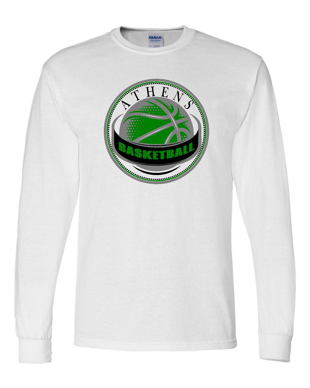 Athens Girls Basketball Long Sleeve T-Shirt (P.8400/5400B)
