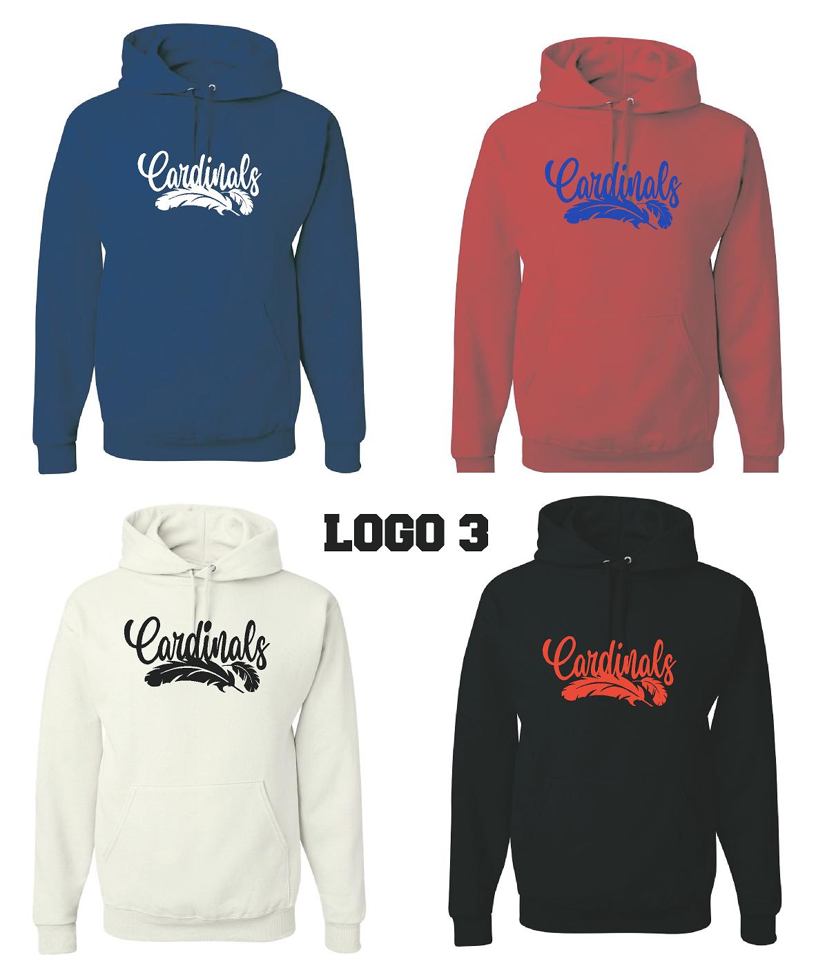 PP CARDINALS UNISEX HOODIE (P.996MR)