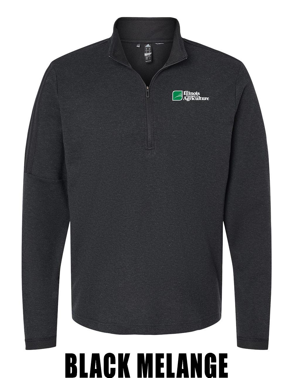 Illinois Department of Agriculture Adidas - 3-Stripes Quarter-Zip Sweater (E.A554)