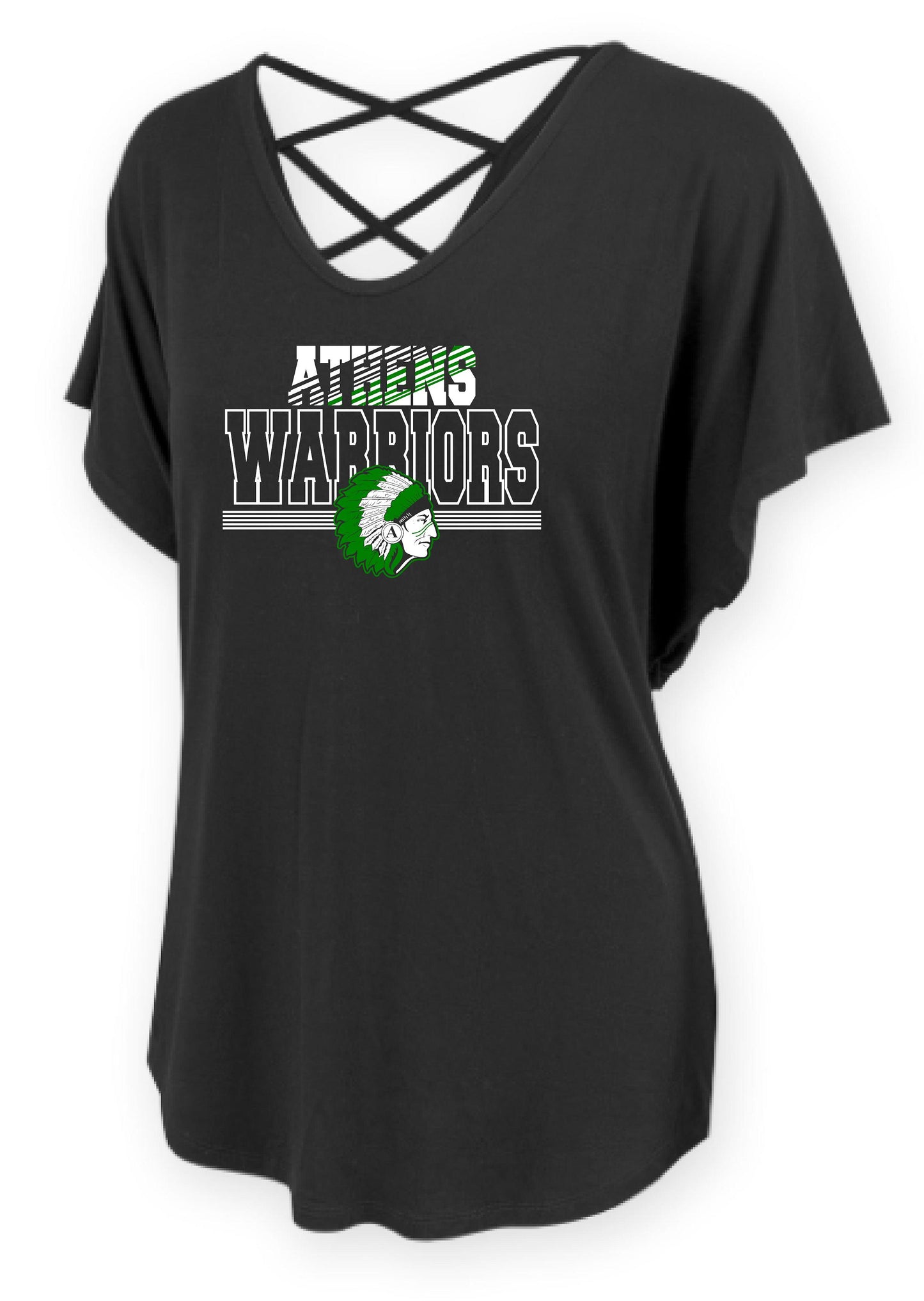 ATHENS BOOSTERS WOMENS DOLMAN T-SHIRT (P.ABB.ANNALEE)