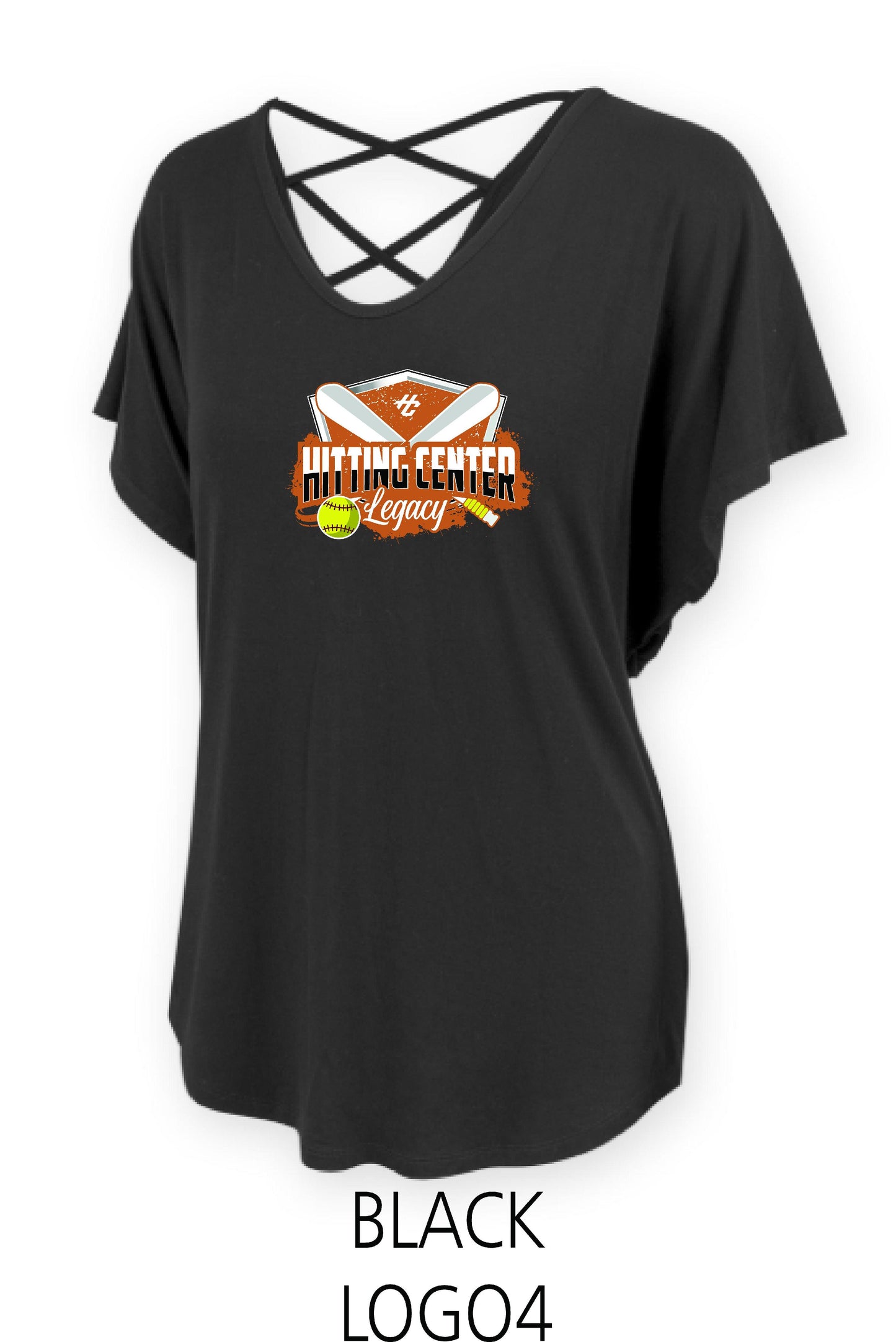 Hitting Center Legacy Softball WOMENS DOLMAN T-SHIRT (P.ABB.ANNALEE)