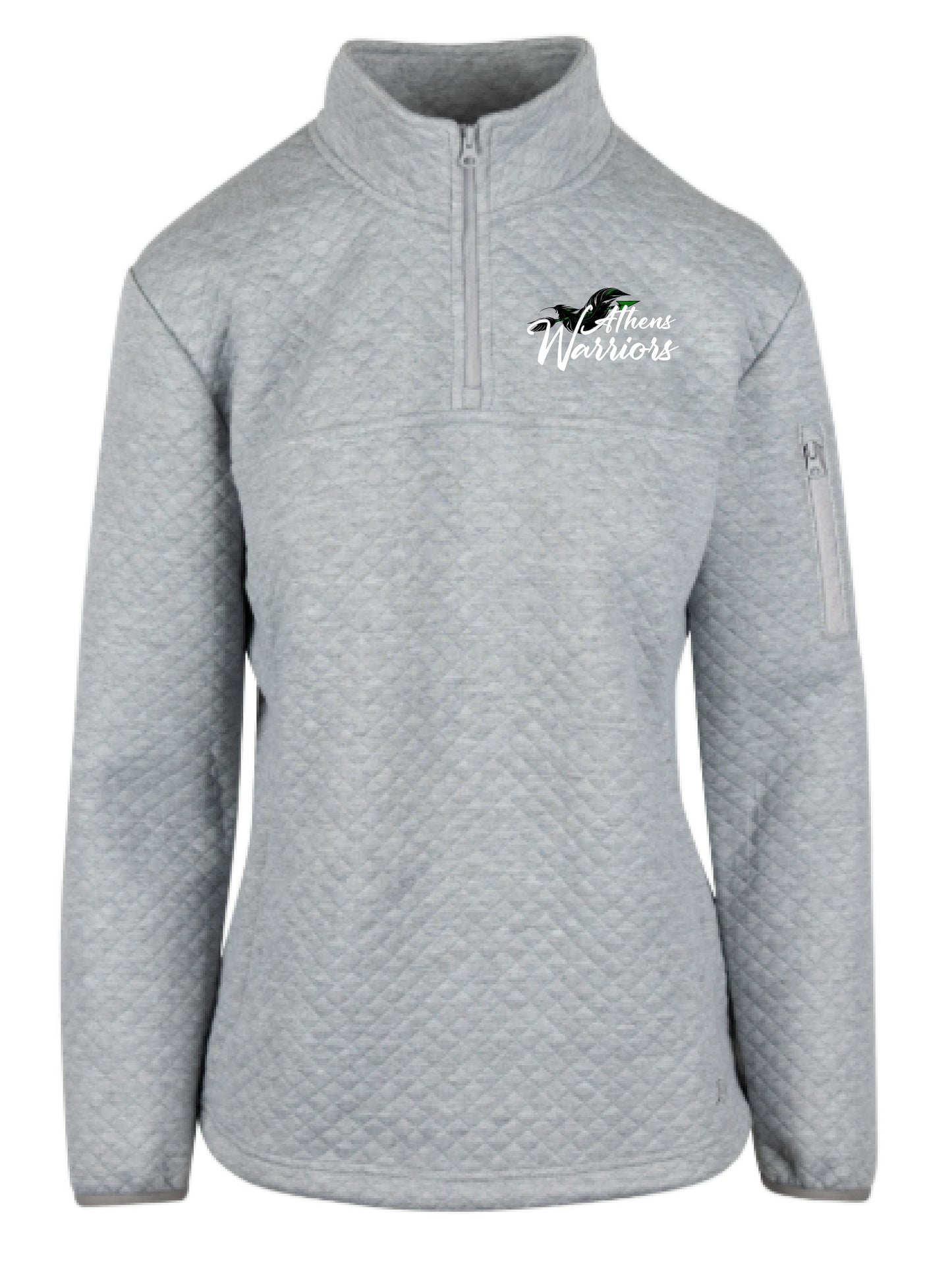ATHENS BOOSTERS WOMEN'S QUILTED 1/4 ZIP (E.ABB.ATHENA)