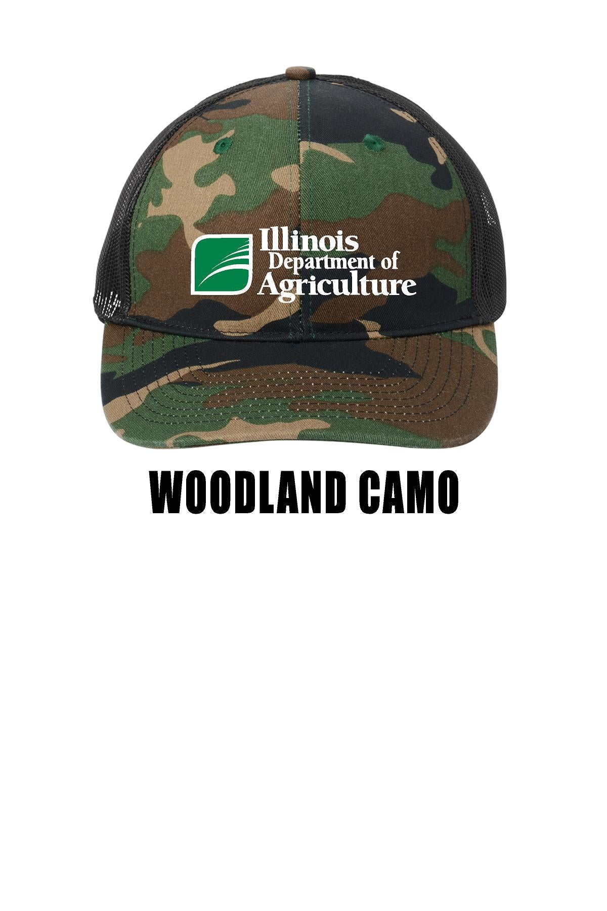 Illinois Department of Agriculture Snapback Trucker Hat (E.C112)