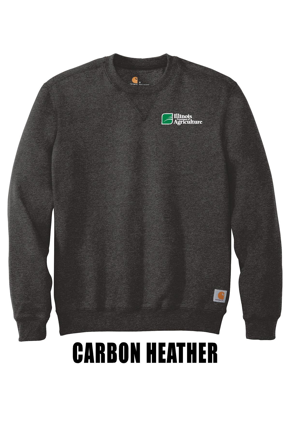 Illinois Department of Agriculture Carhartt ® Midweight Crewneck Sweatshirt (E.CTK124)