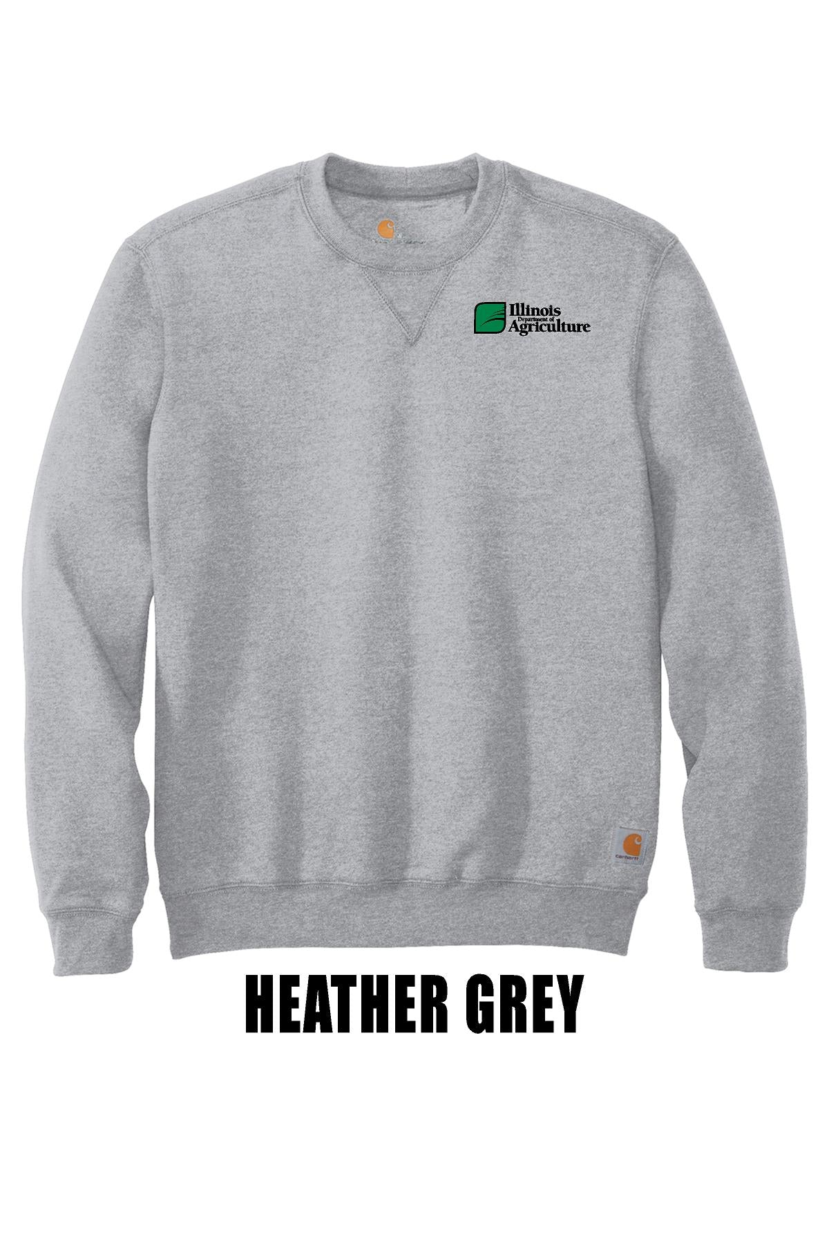 Illinois Department of Agriculture Carhartt ® Midweight Crewneck Sweatshirt (E.CTK124)