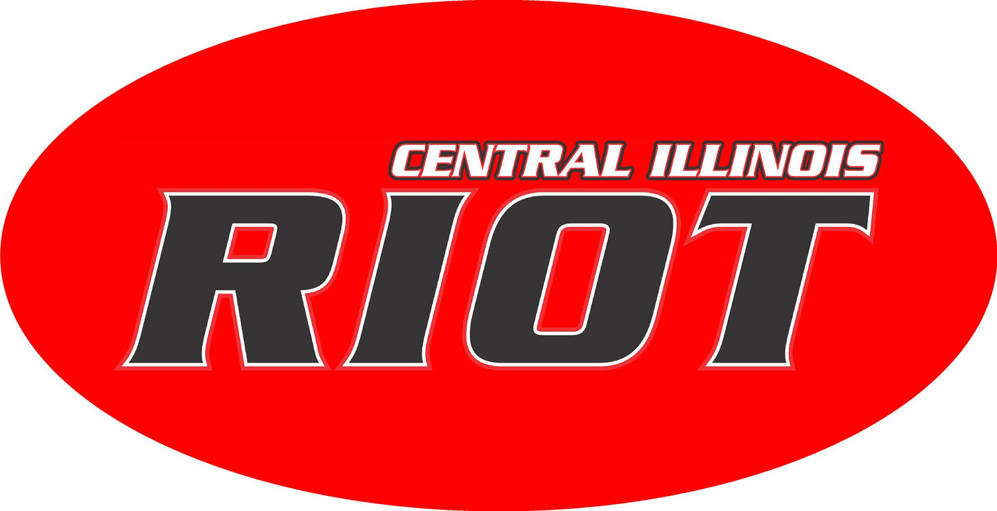 RIOT SOFTBALL CAR WINDOW DECAL