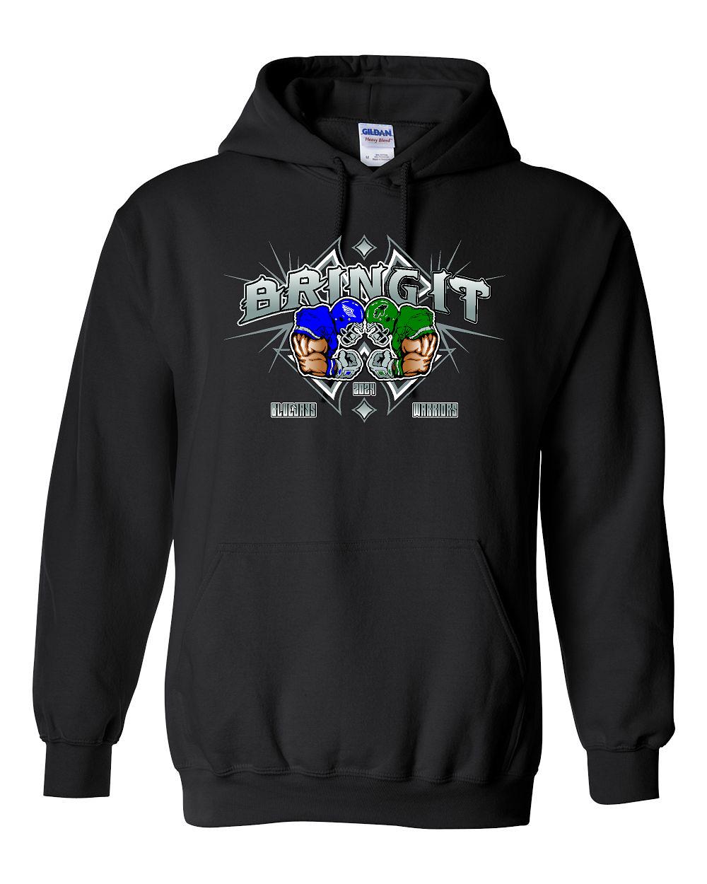 BRING IT RIVALRY UNISEX HOODED SWEATSHIRT (P.18500)