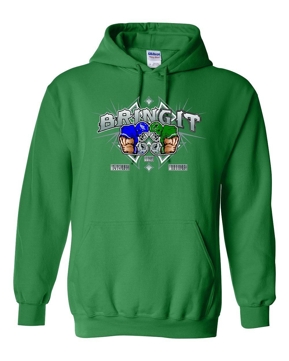 BRING IT RIVALRY UNISEX HOODED SWEATSHIRT (P.18500)