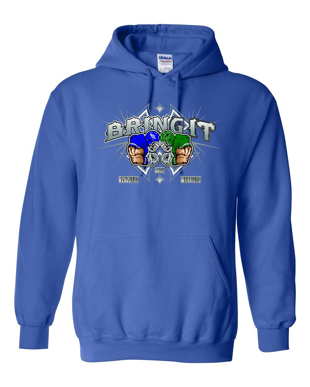 BRING IT RIVALRY UNISEX HOODED SWEATSHIRT (P.18500)