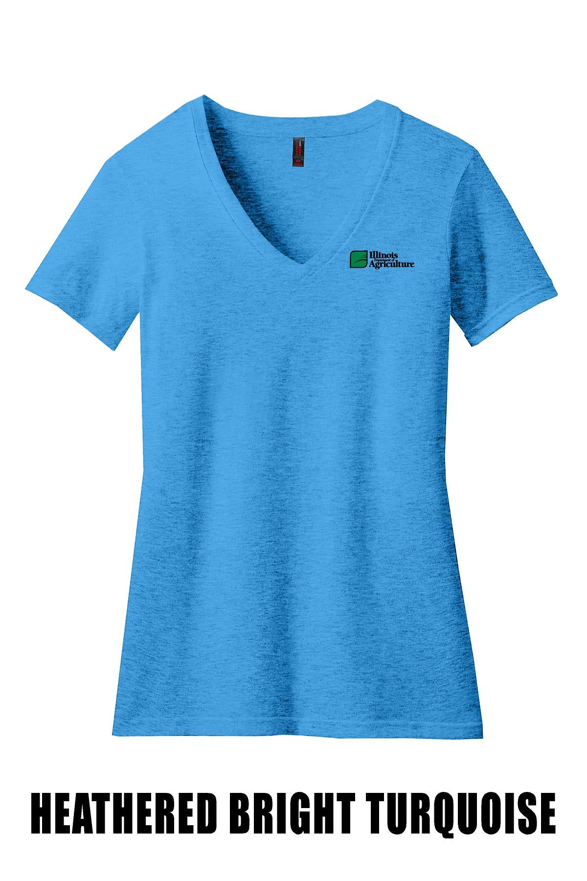 Illinois Department of Agriculture District ® Women’s Perfect Blend ® V-Neck Tee (E. DM1190L)