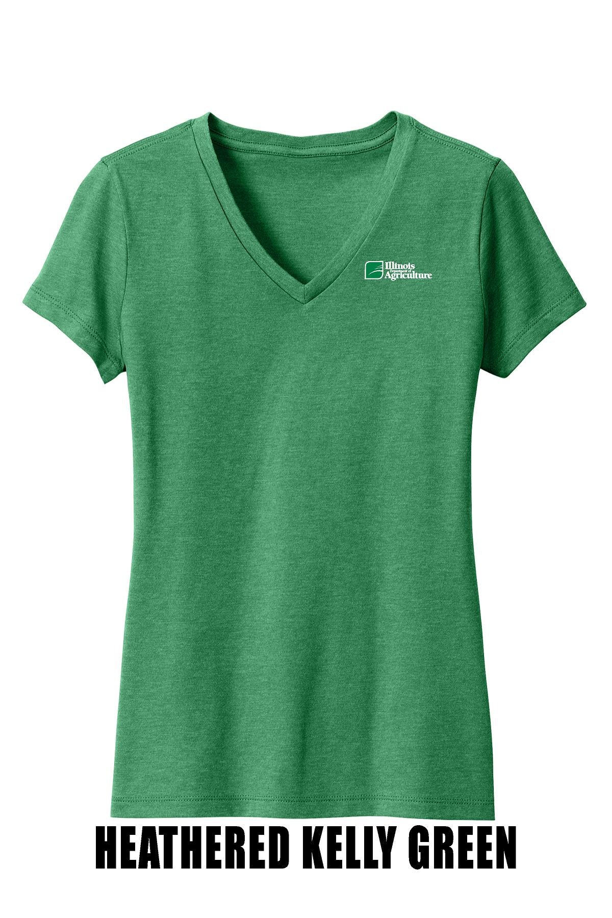 Illinois Department of Agriculture District ® Women’s Perfect Blend ® V-Neck Tee (E. DM1190L)