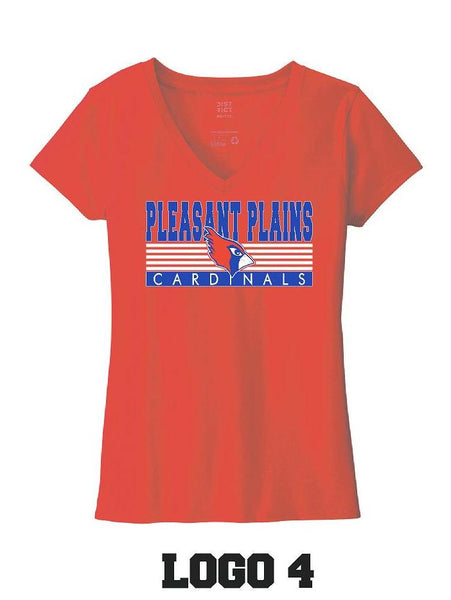 PP CARDINALS District WOMENS V-Neck T-Shirt (P.DT8001)