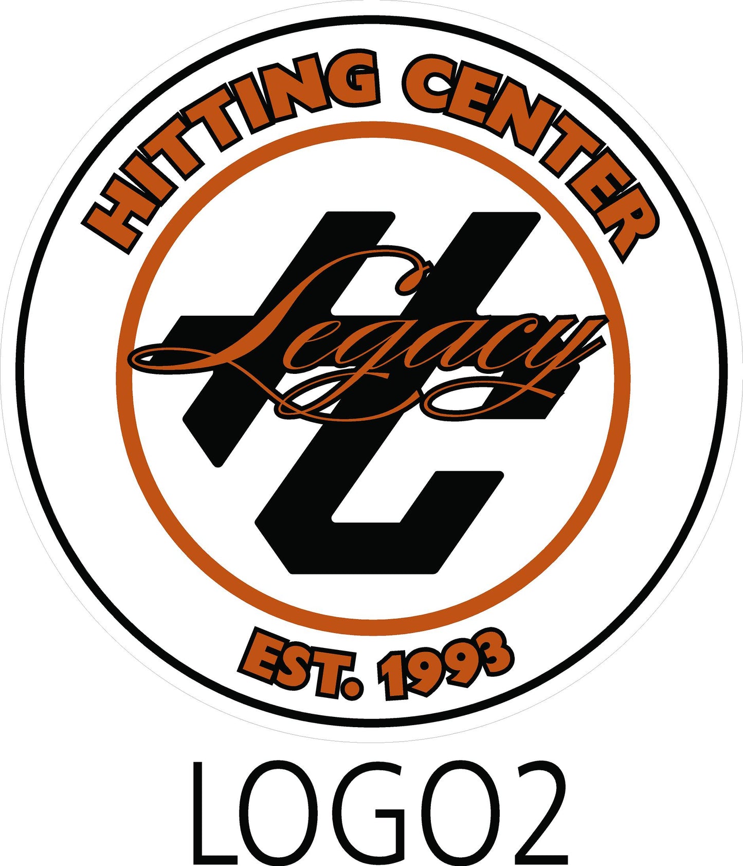 Hitting Center Legacy Softball CAR WINDOW DECAL