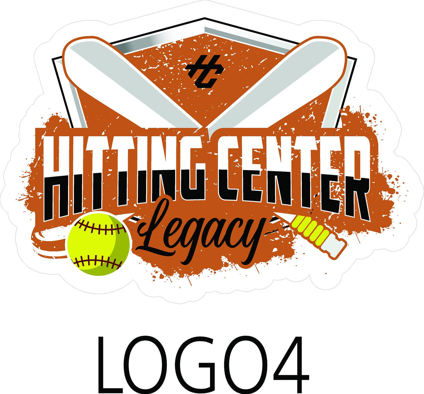 Hitting Center Legacy Softball CAR WINDOW DECAL
